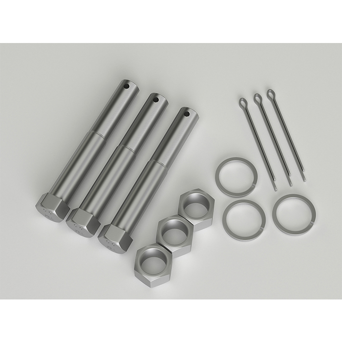 Комплект метизов для бака МАЗ (600x670) на 3 кронштейна